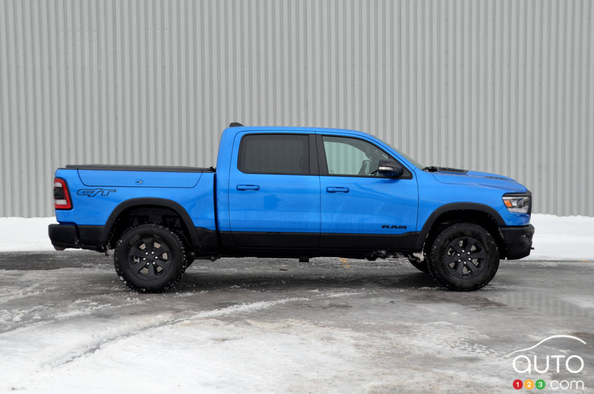 Ram 1500 Rebel G/T 2022, profil